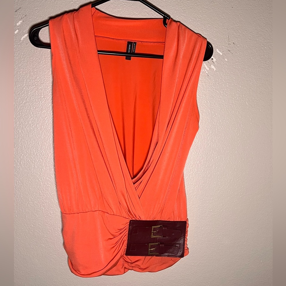 Marciano Melon Color Sleeveless Blouse